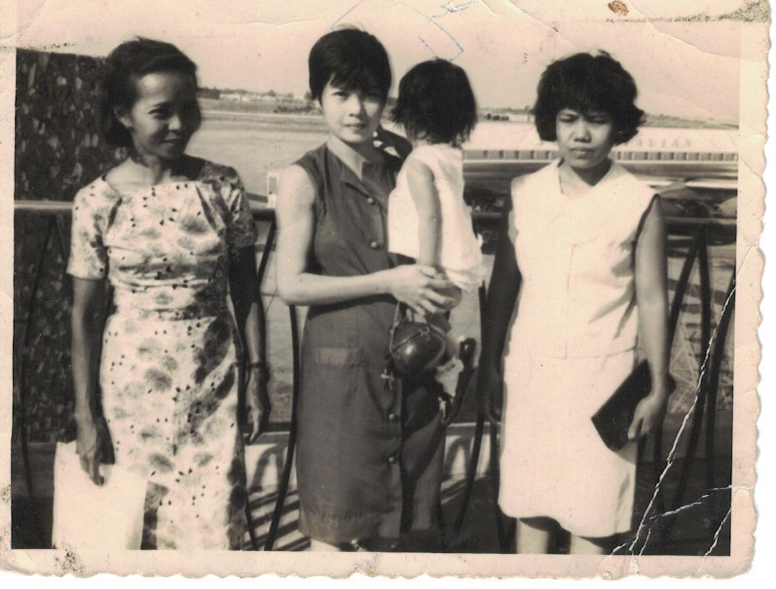 A group of women standing together