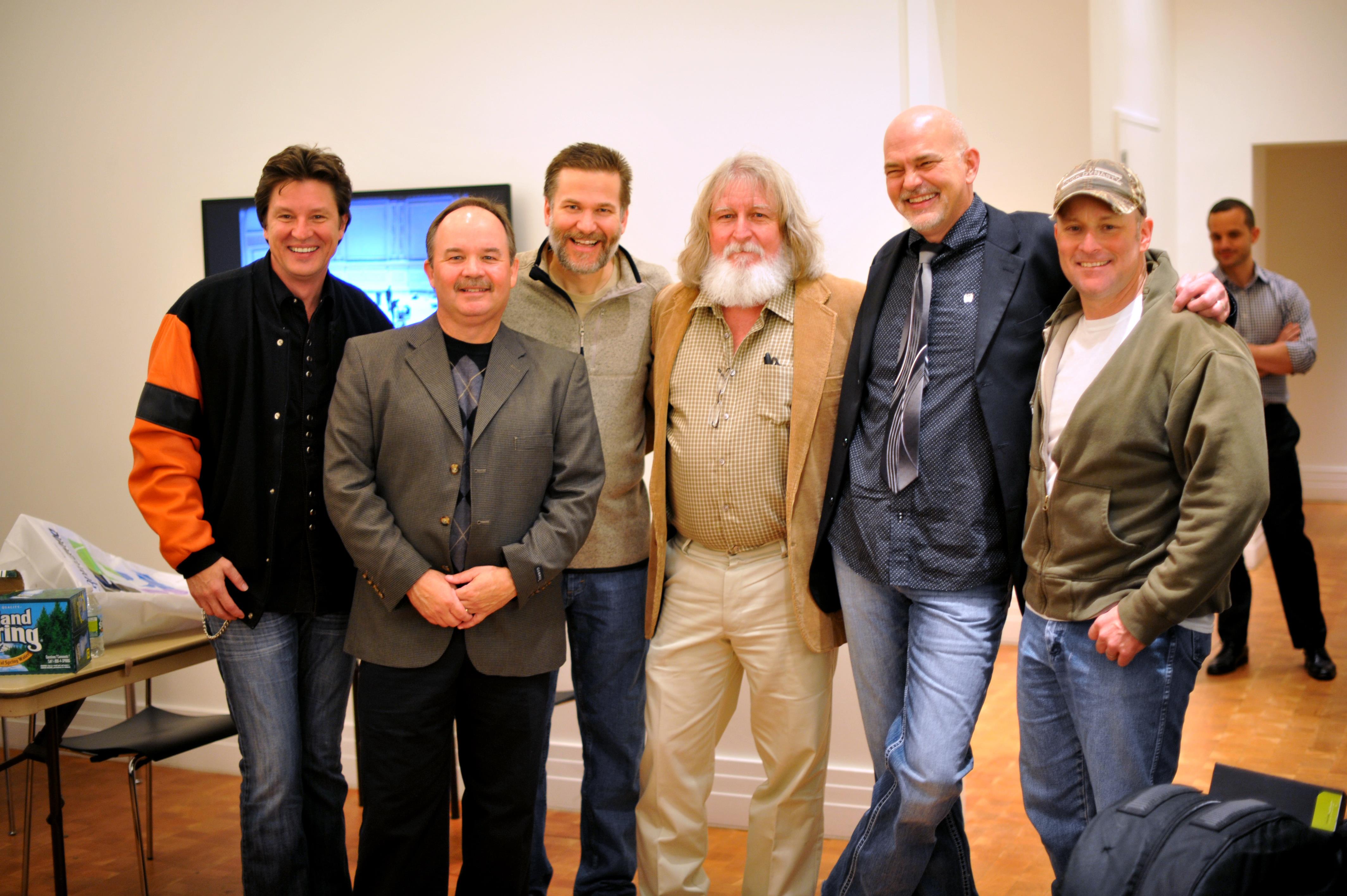 A group of men standing together