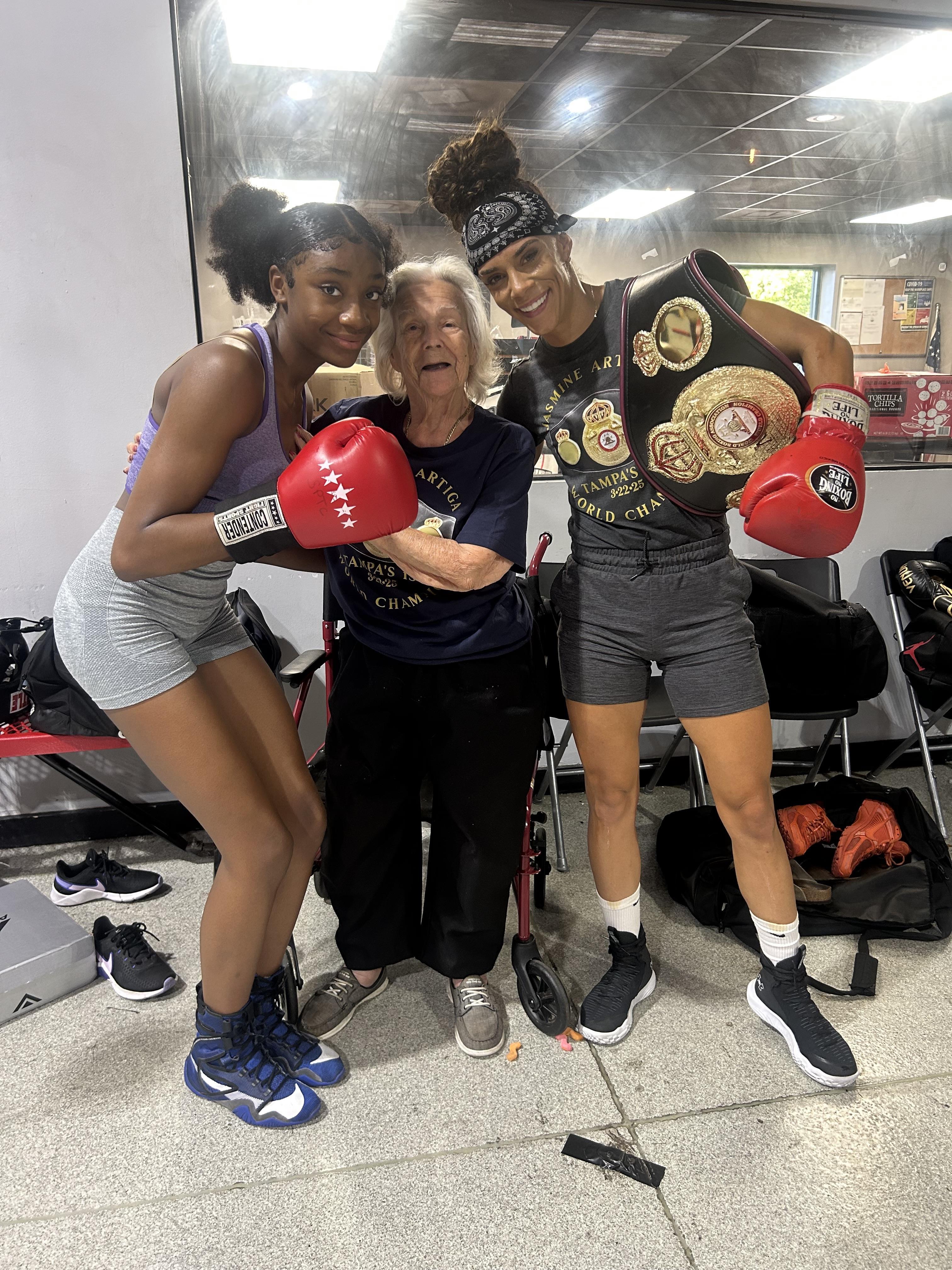 A group of women posing for a picture