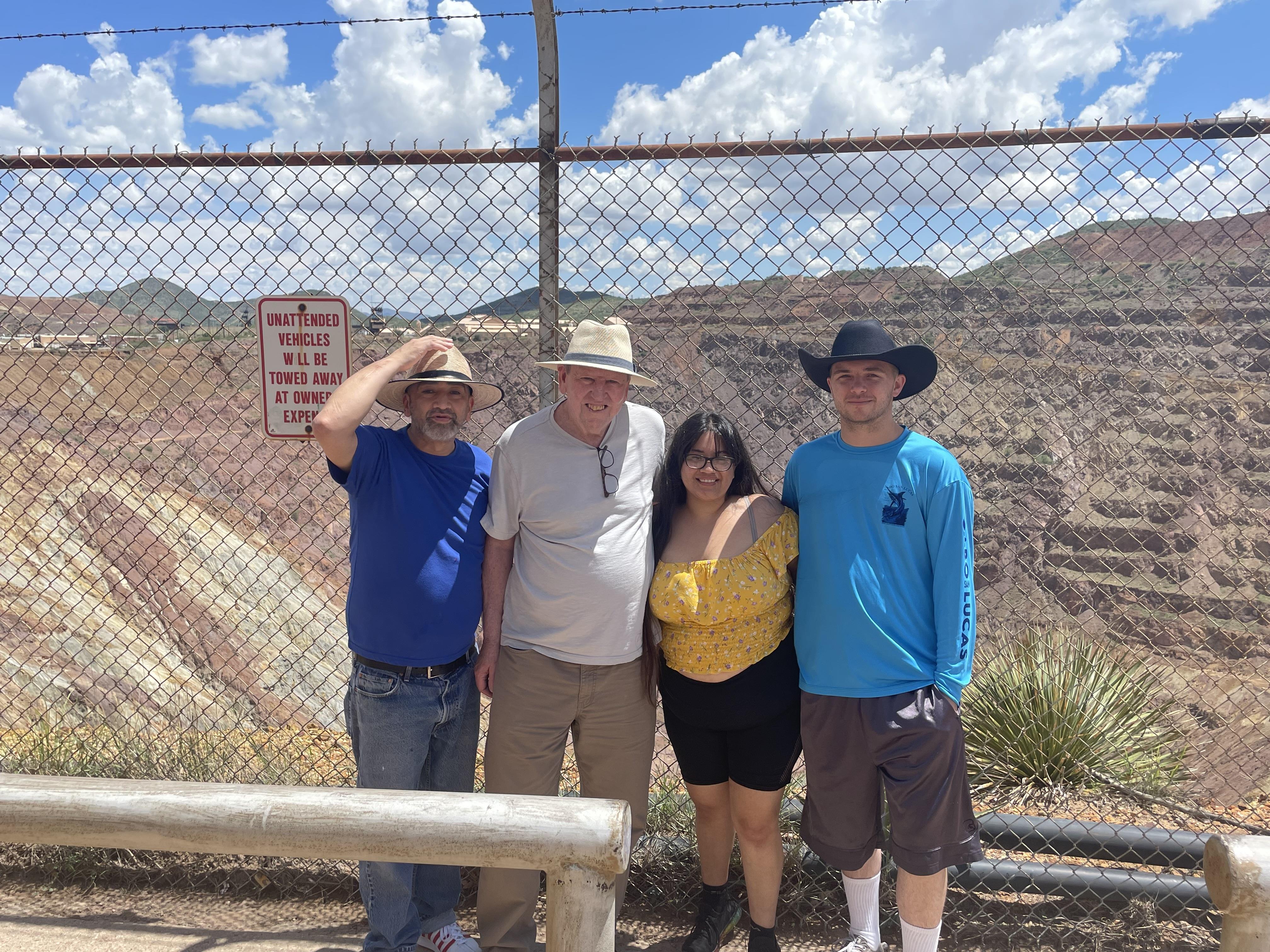 A group of people posing for a photo