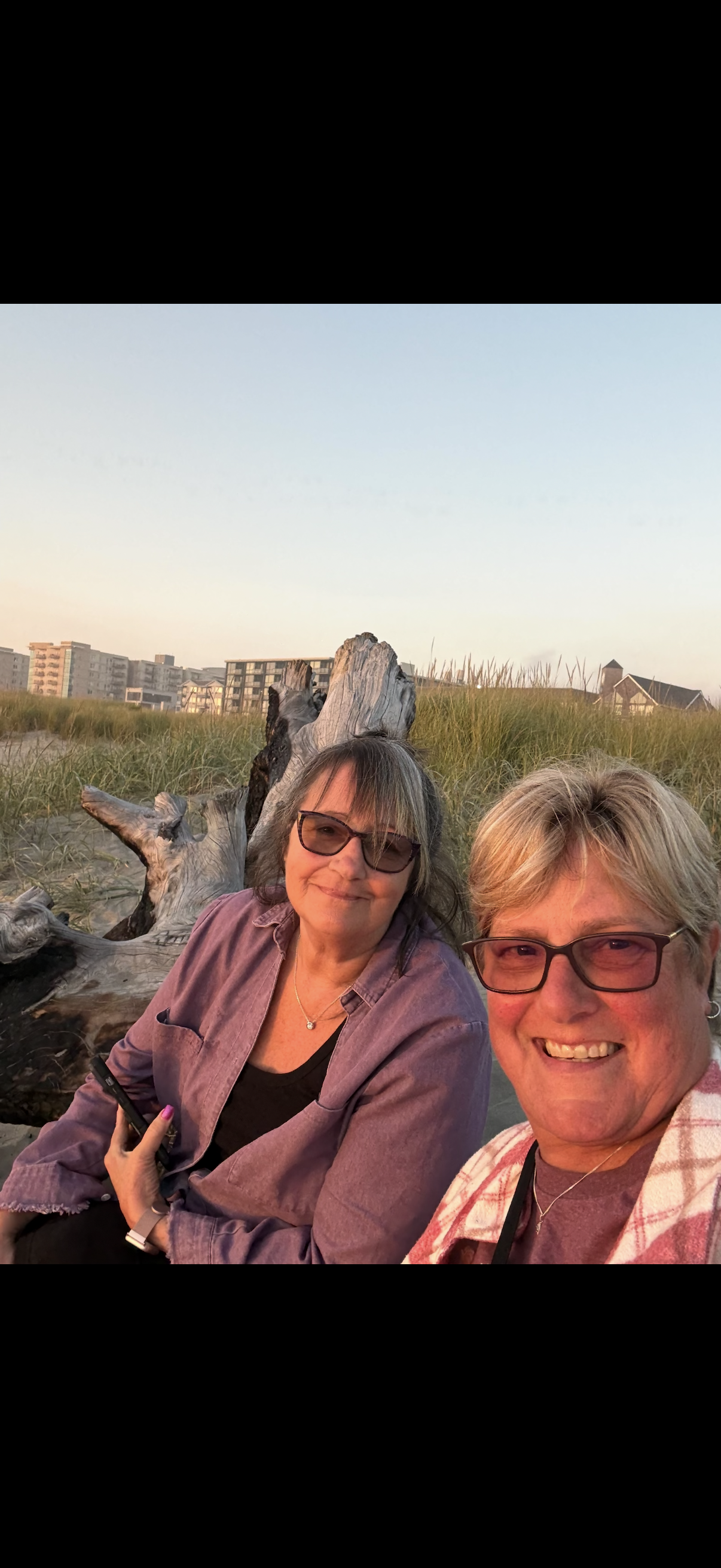 Two women taking a selfie