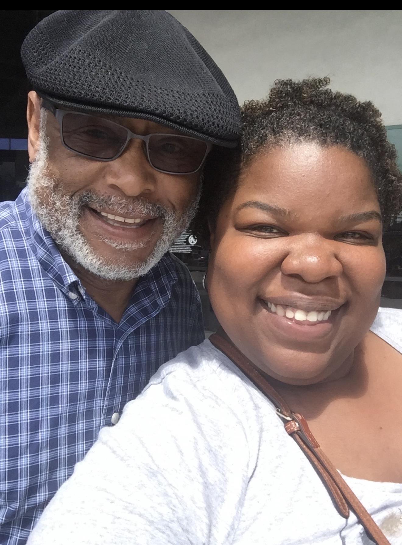 A man and woman taking a selfie