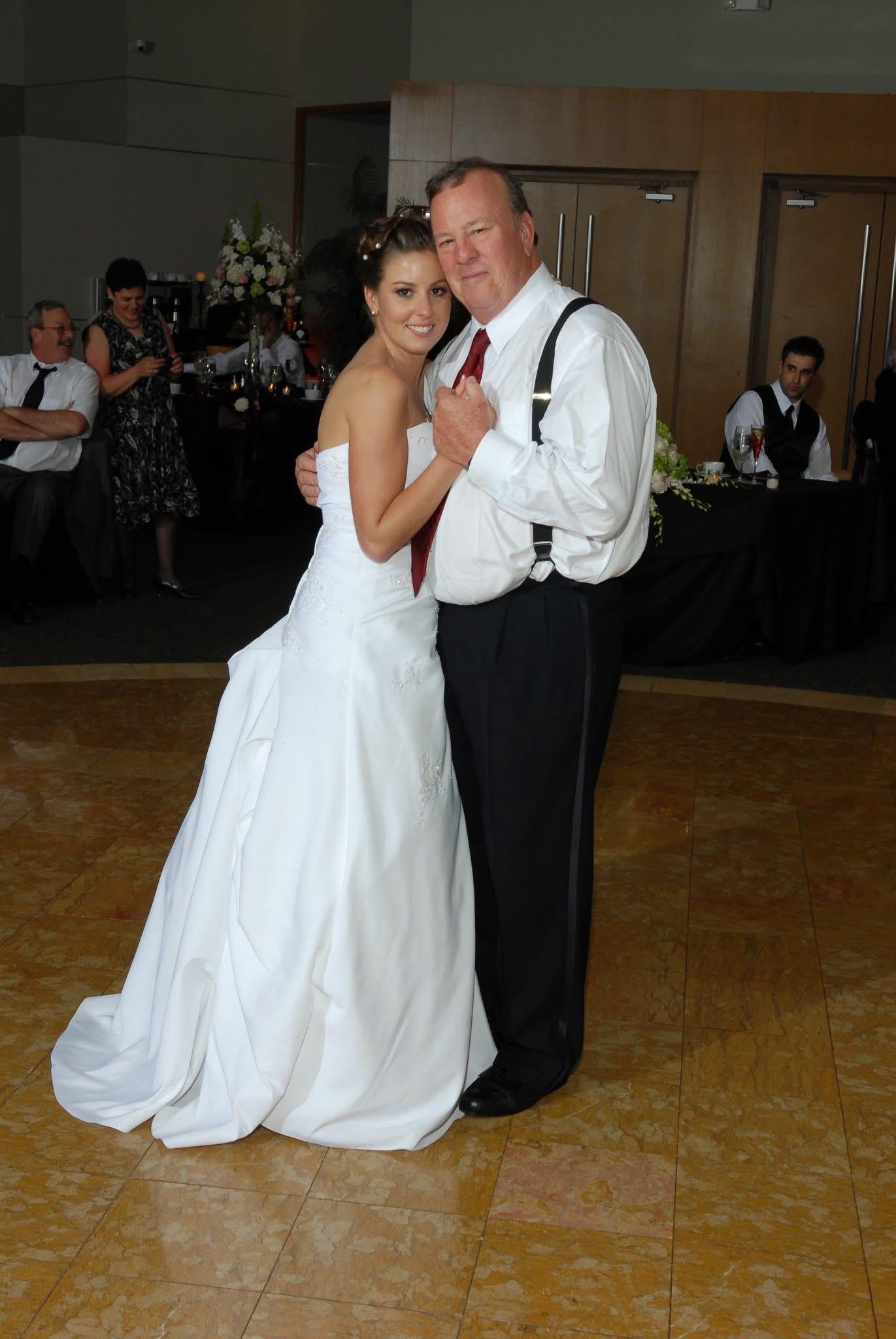 A man and woman dancing