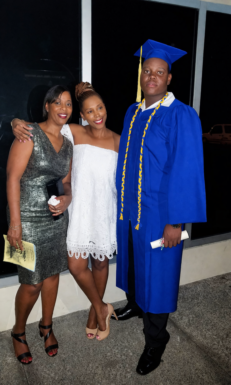 A group of people posing for a photo