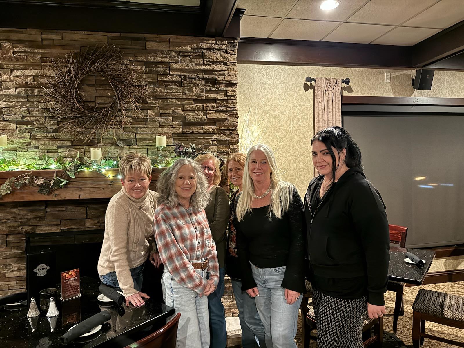 A group of women standing together