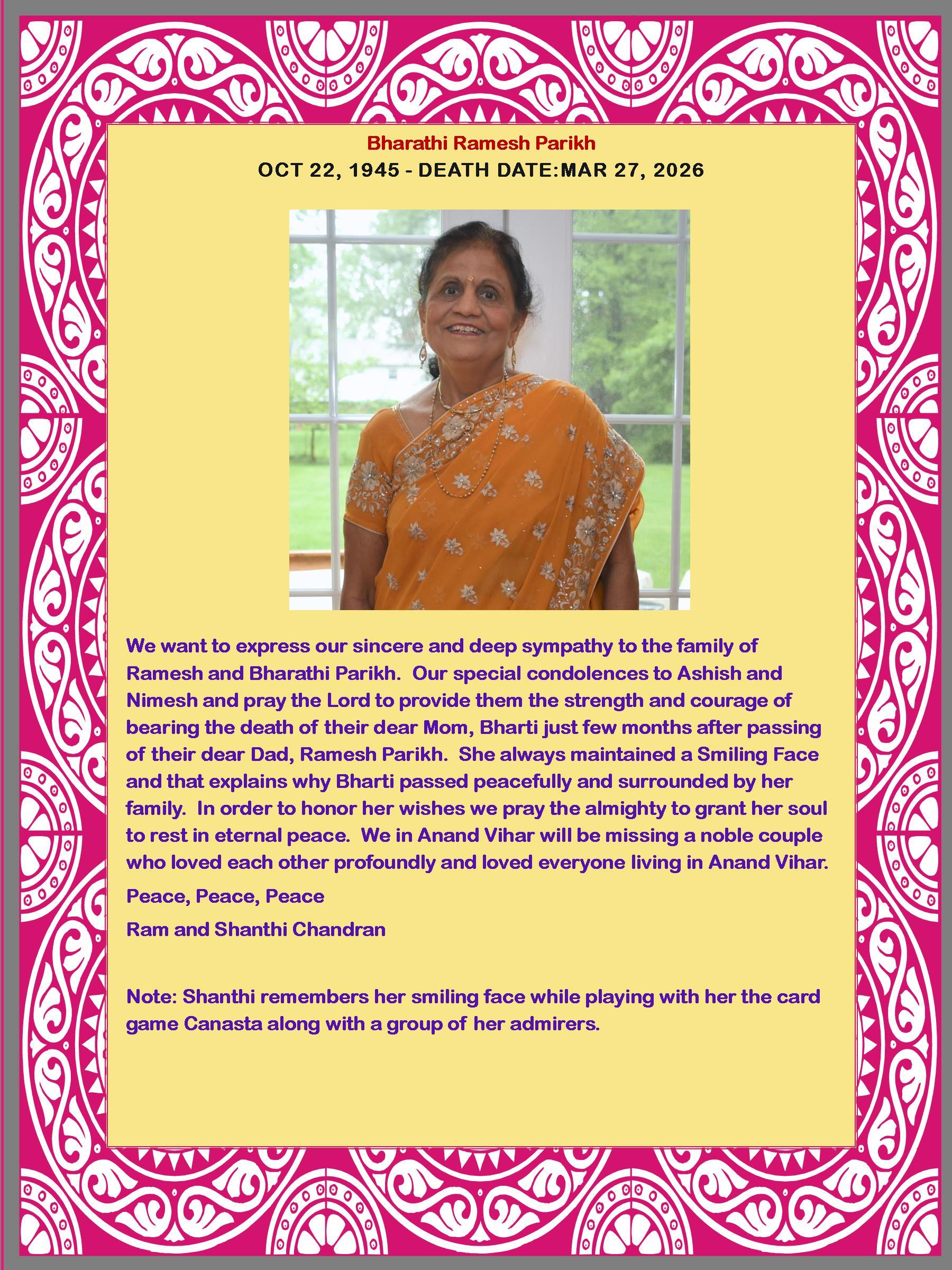 A woman in an orange dress