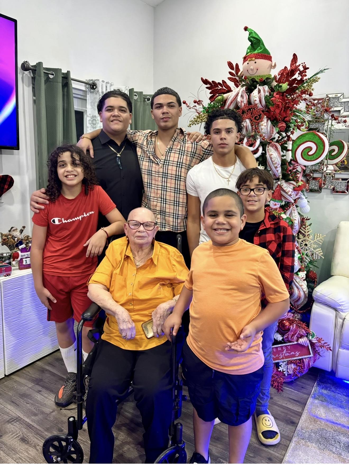 A group of people posing for a photo