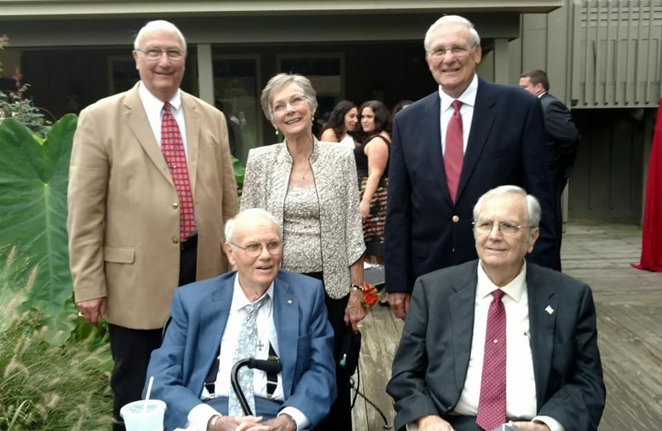 A group of people posing for a photo