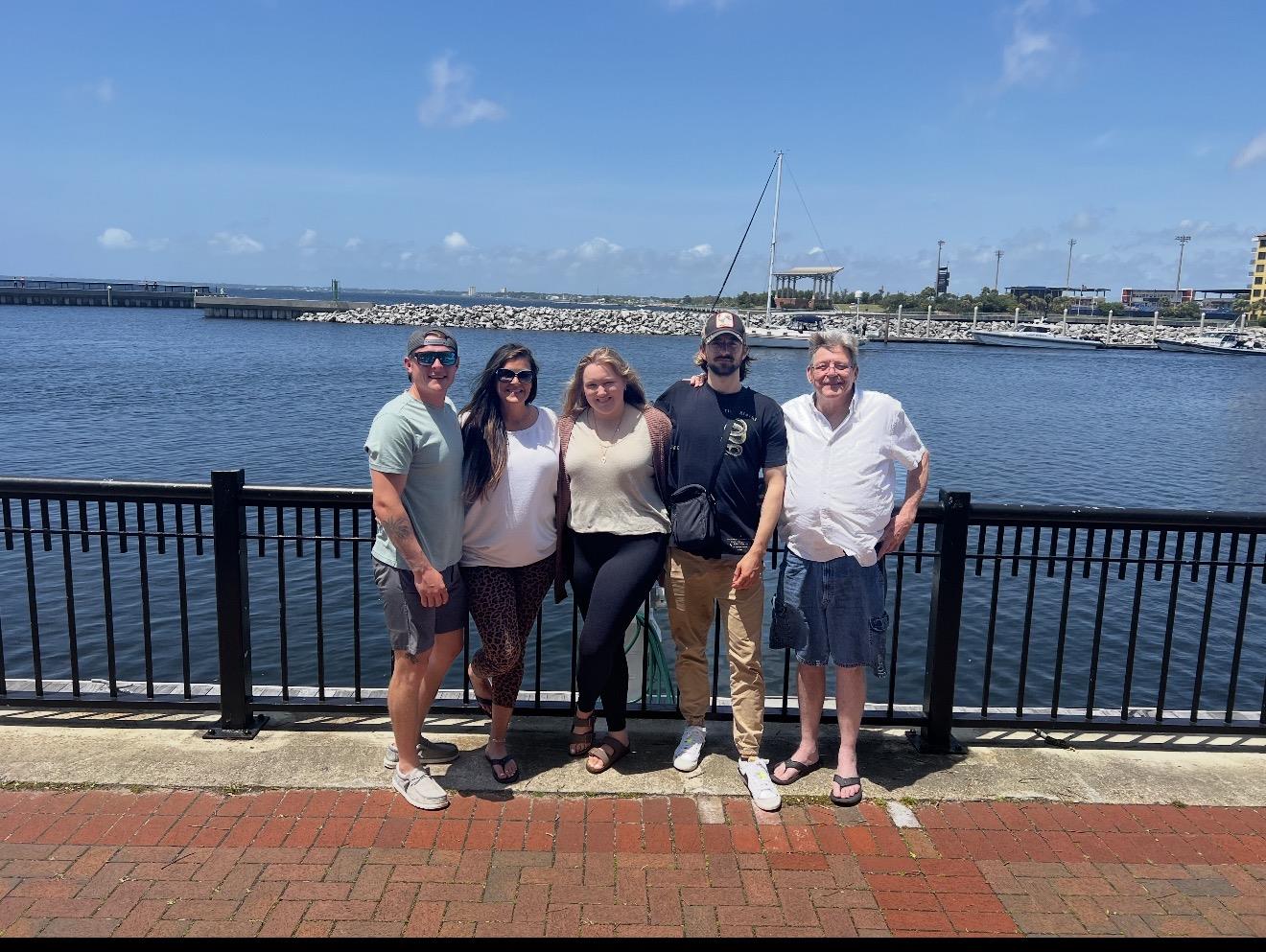 A group of people posing for a photo