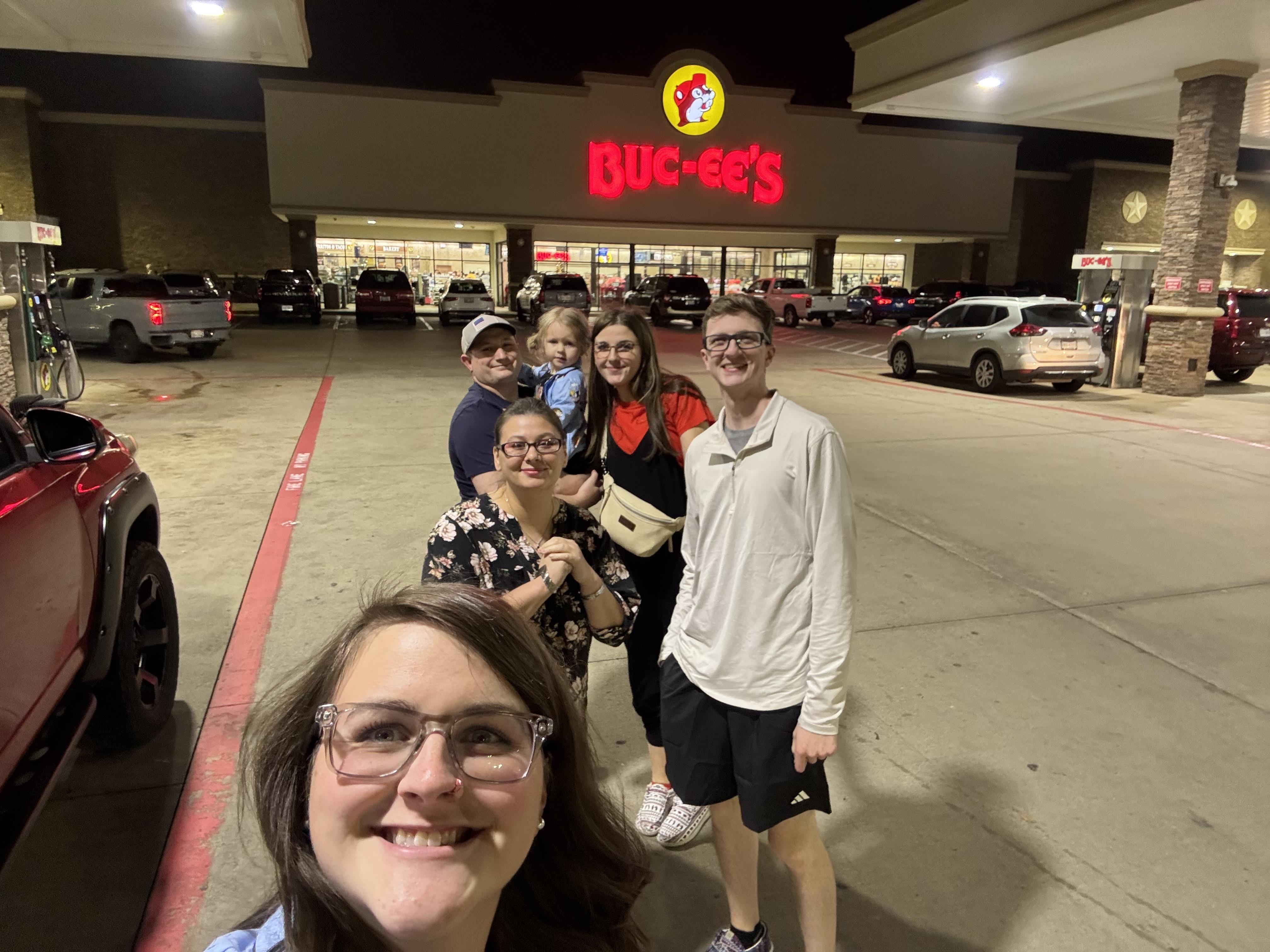 A group of people posing for a photo