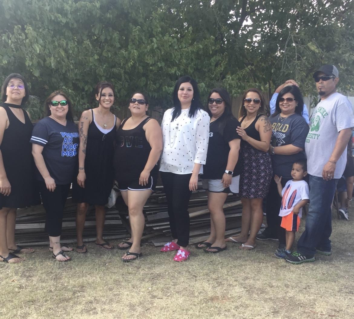 A group of people posing for a photo