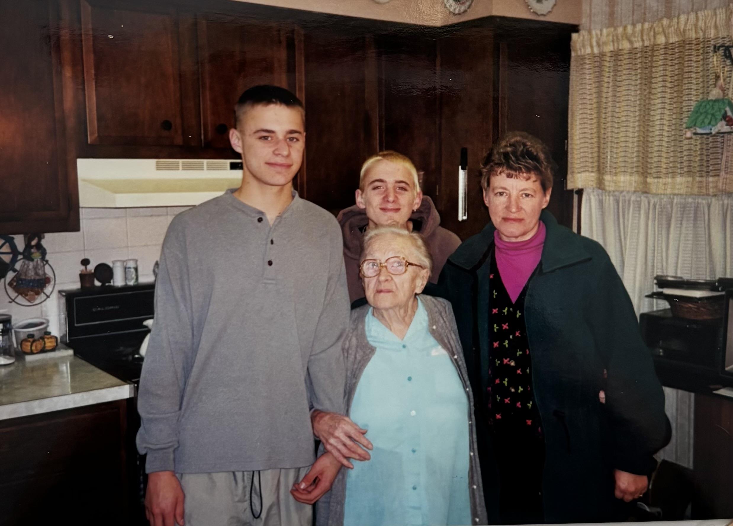 A group of people posing for a photo
