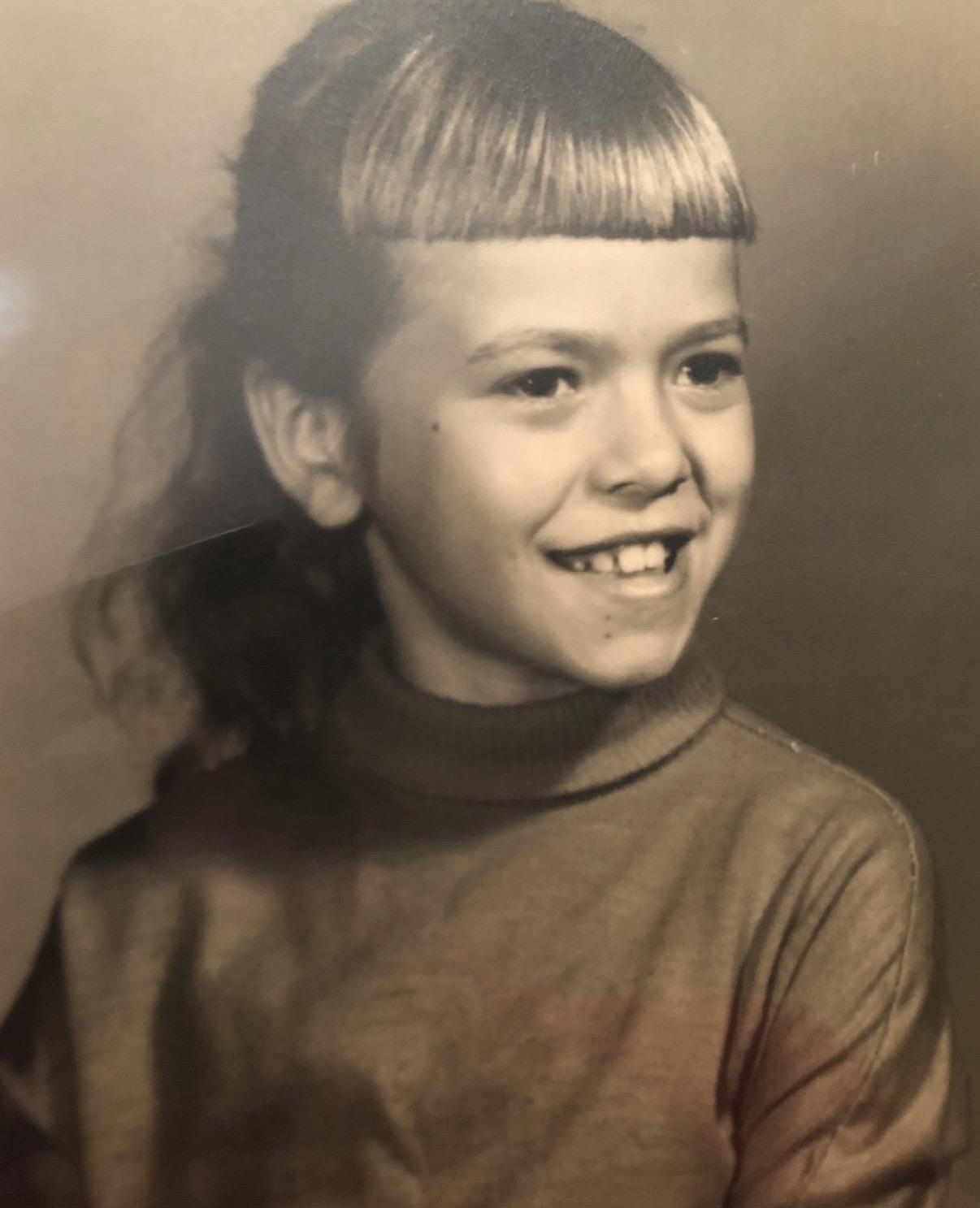 A child smiling for the camera