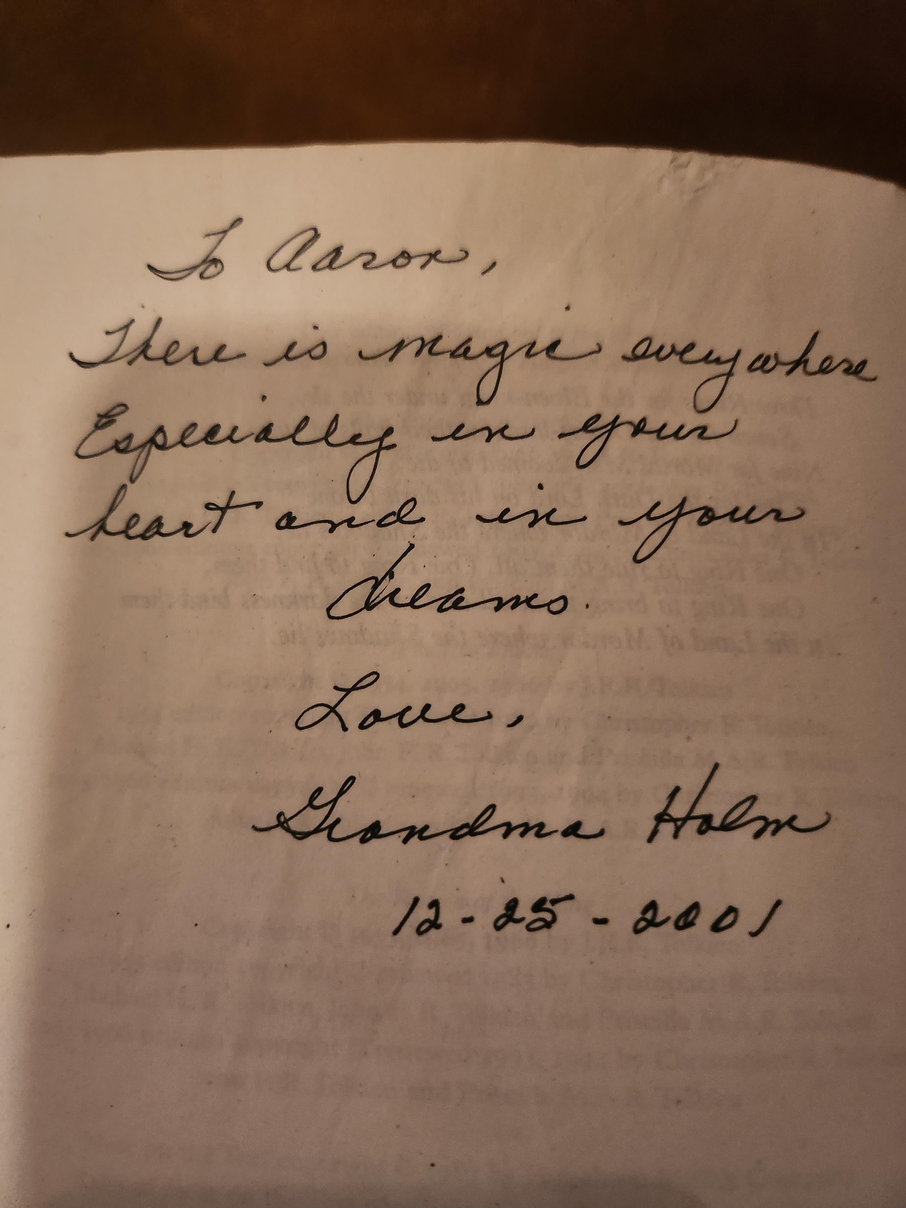 A close up of a book