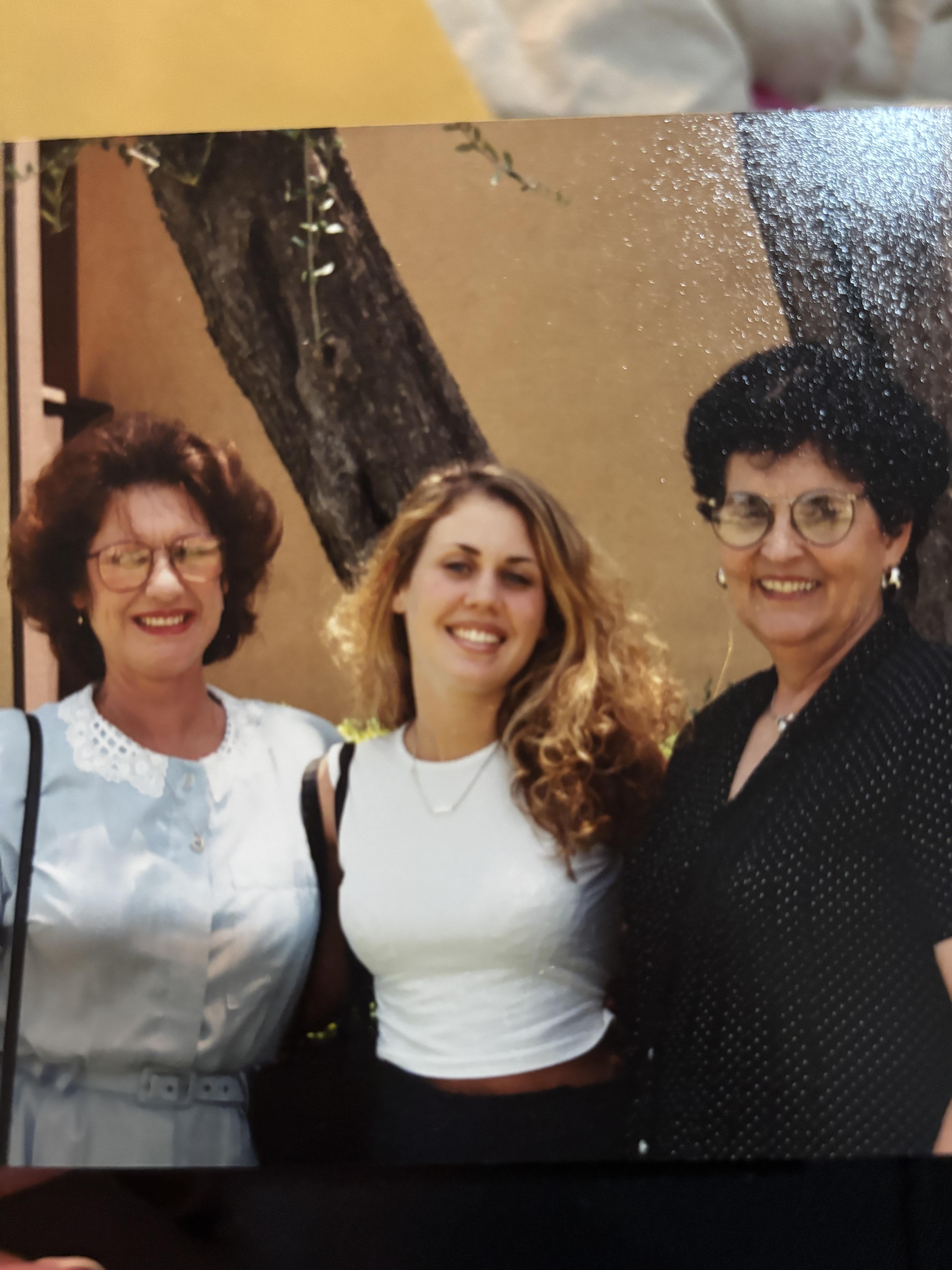 A group of women posing for a photo