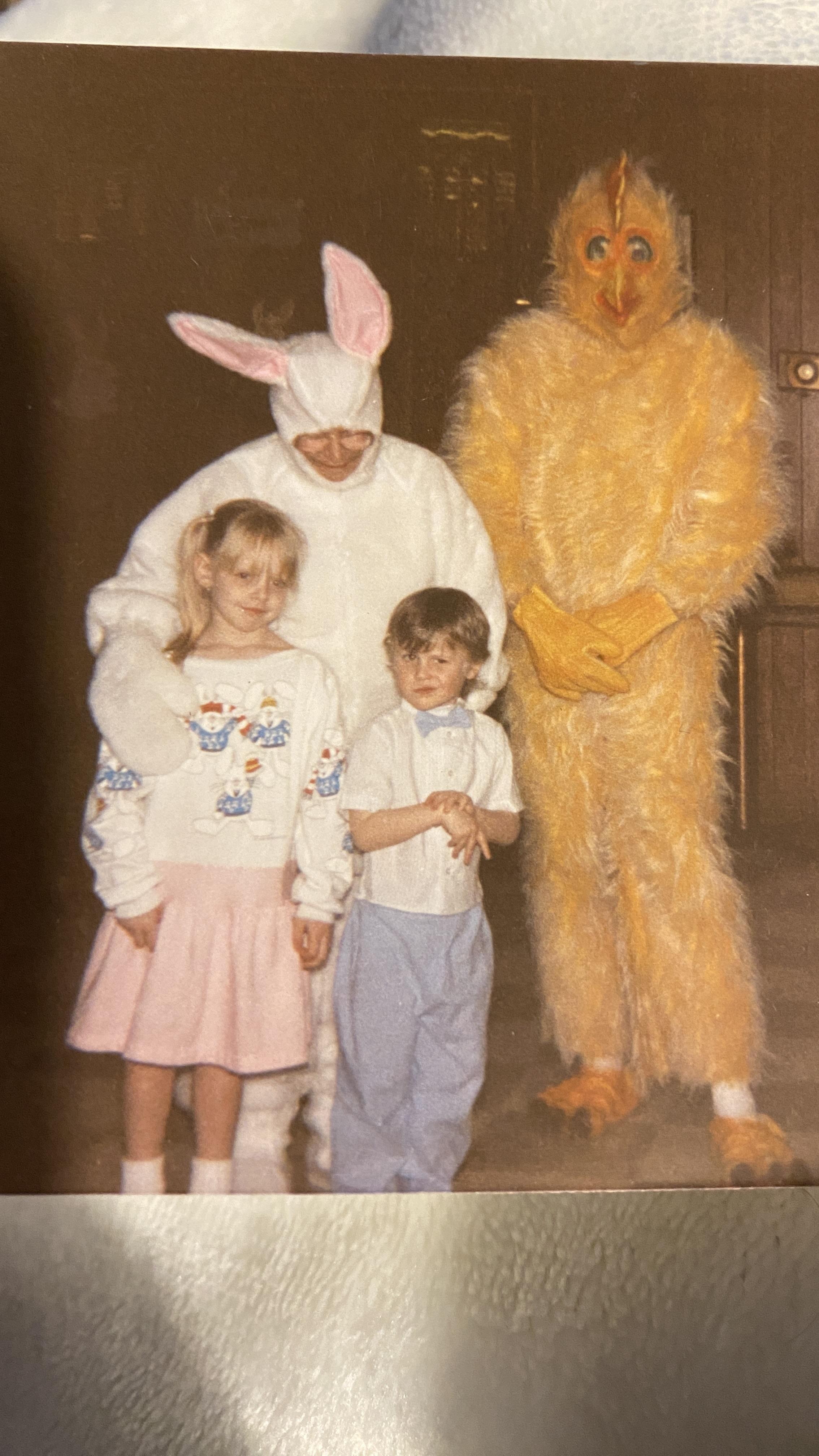 A group of people in garment