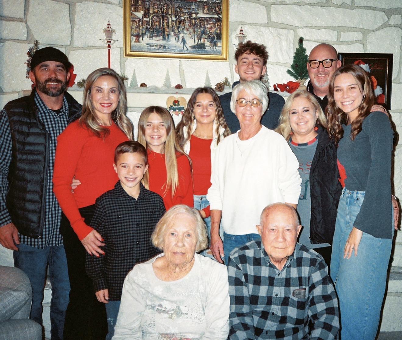 A group of people posing for a photo