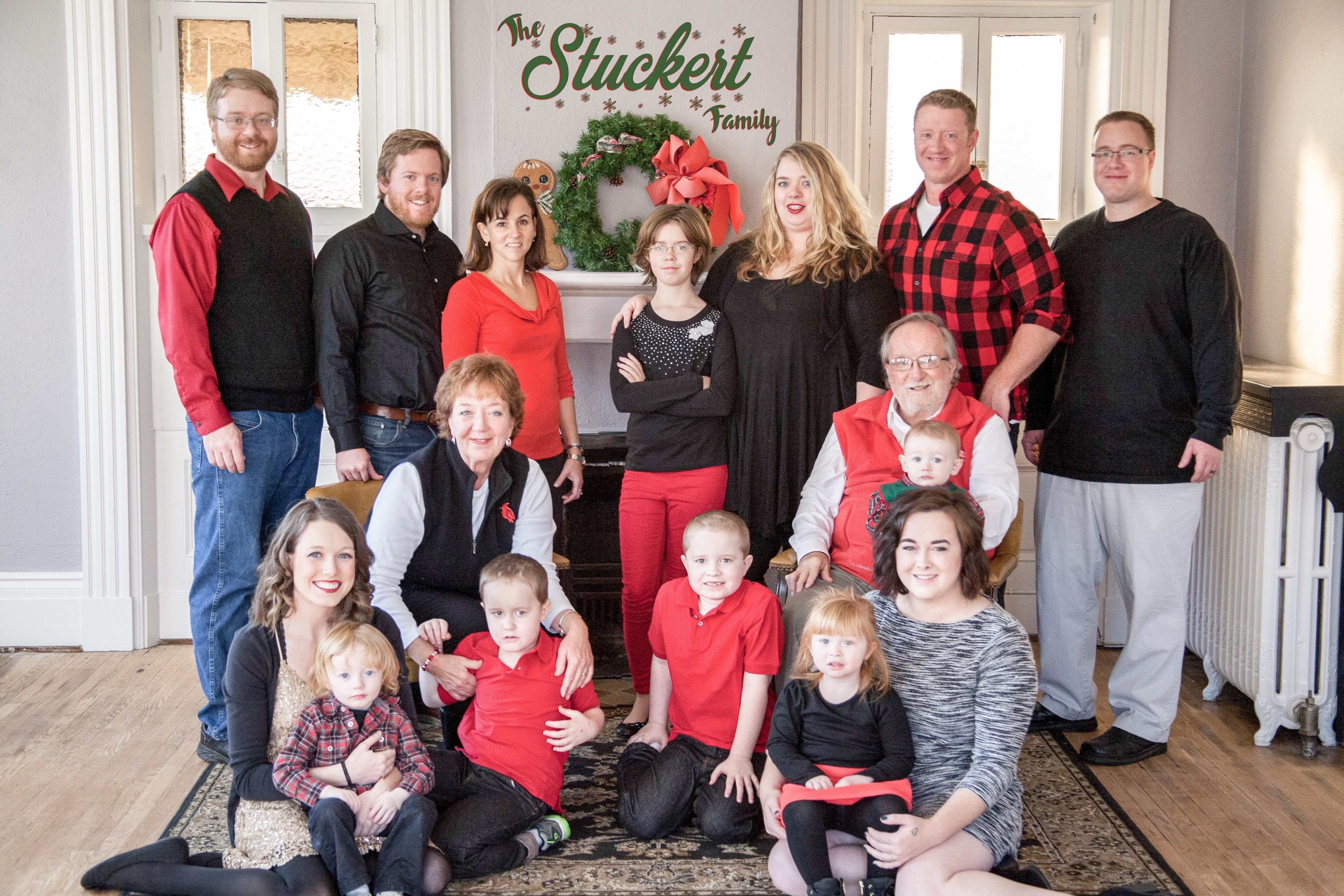 A group of people posing for a photo