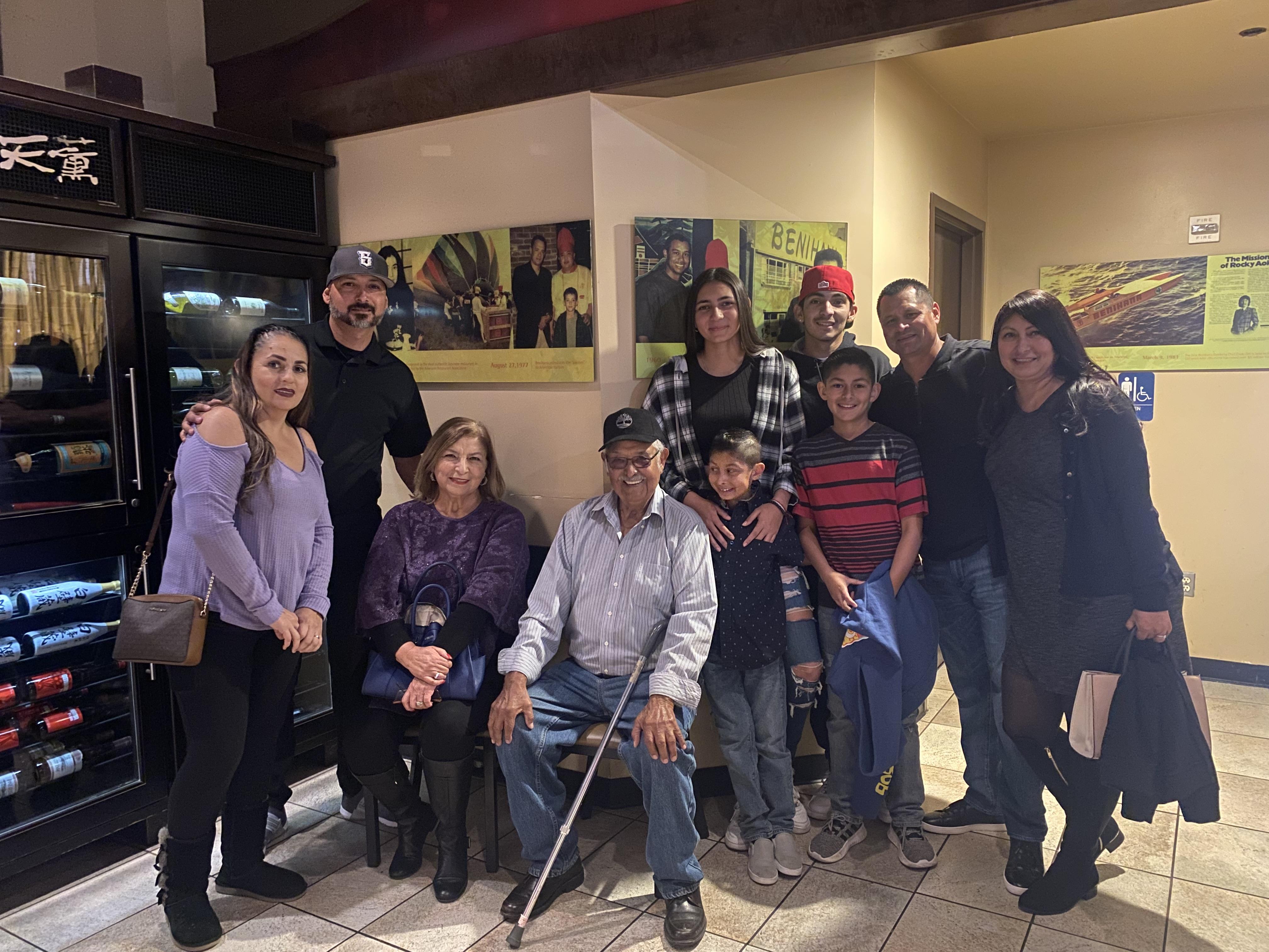 A group of people posing for a photo