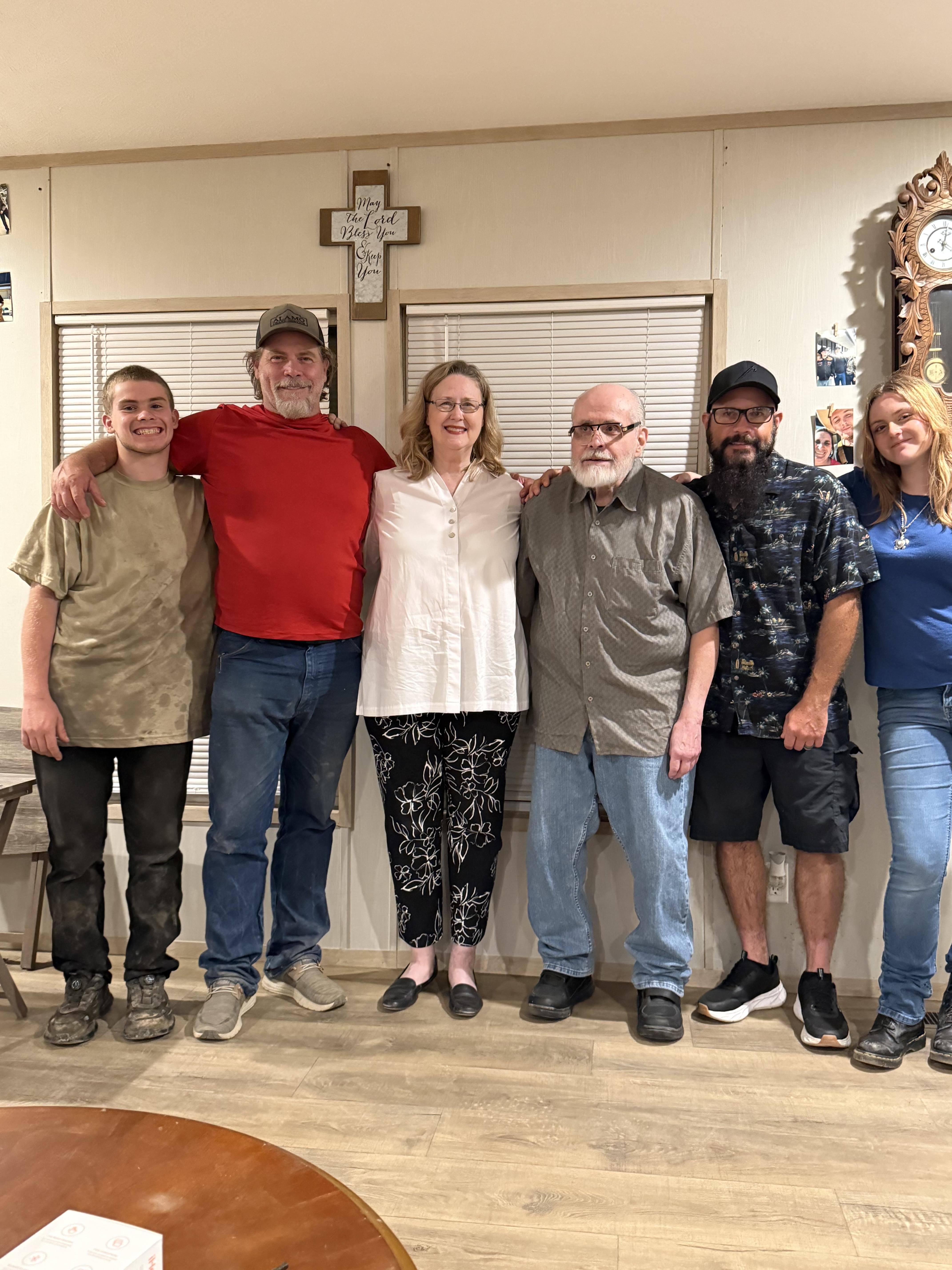 A group of people posing for a photo