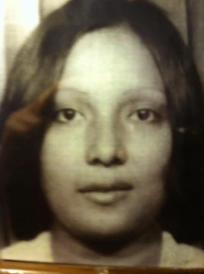 A close up of a woman's face