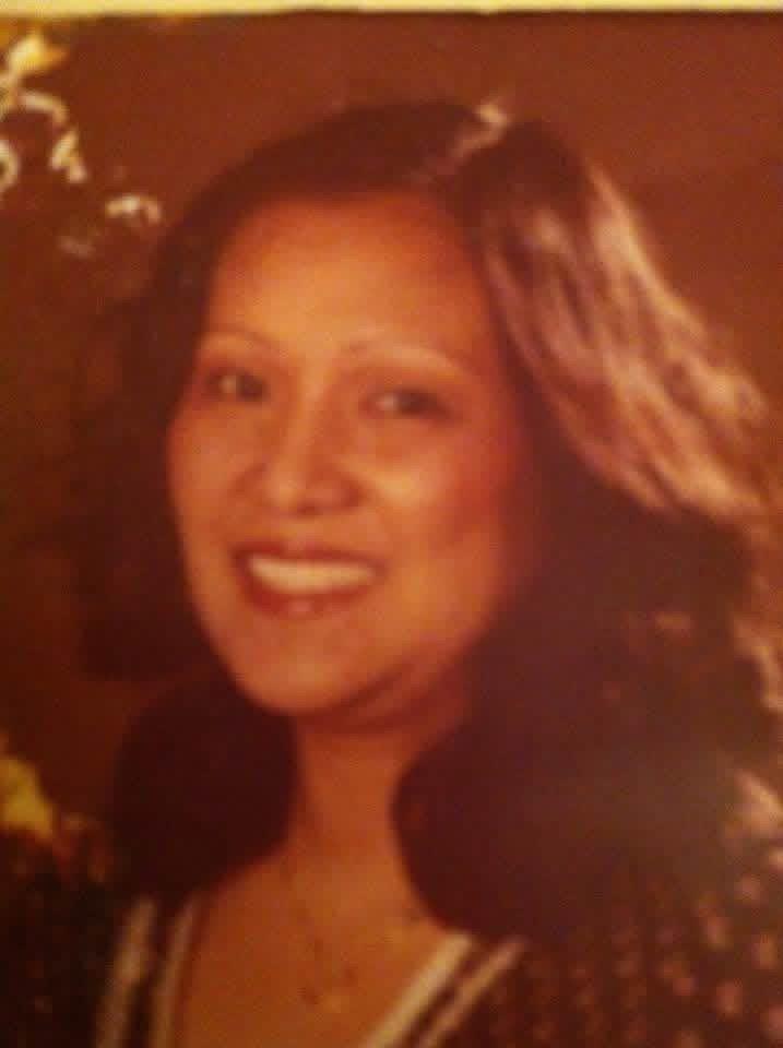 A close-up of a woman