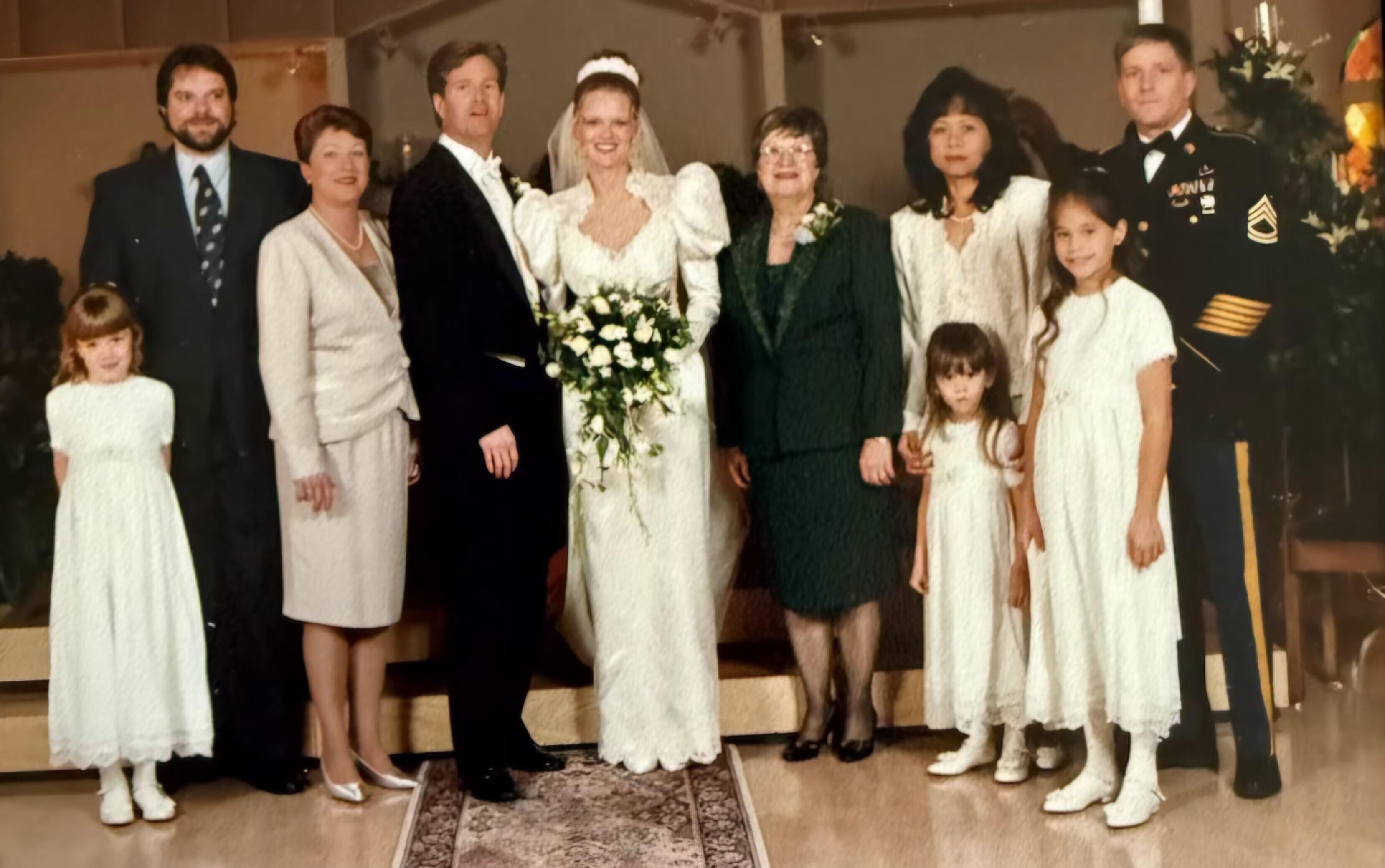 A group of people posing for a photo