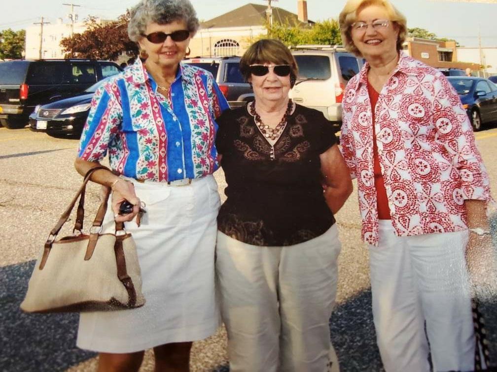 A group of women posing for a photo