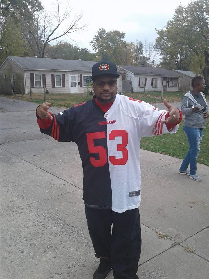A man in a jersey