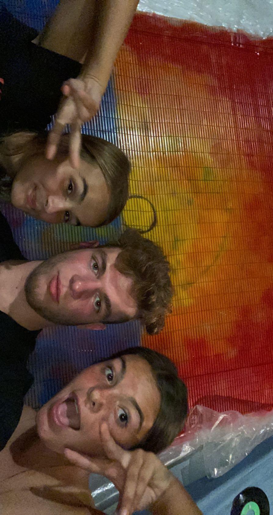 A group of people posing for a photo