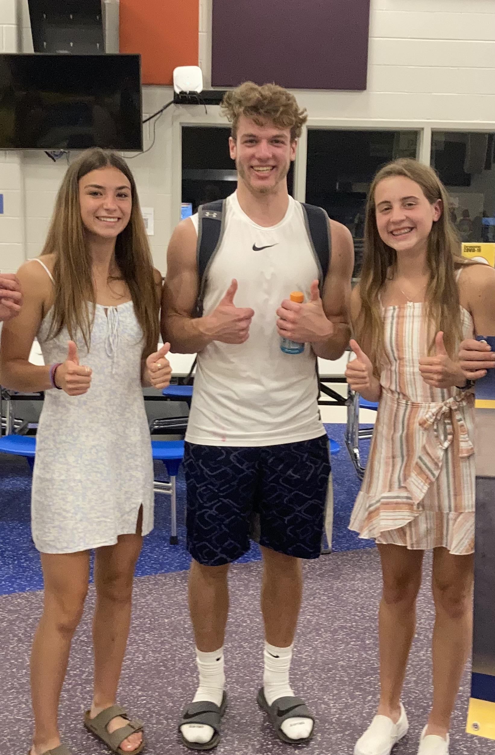 A group of people posing for a picture