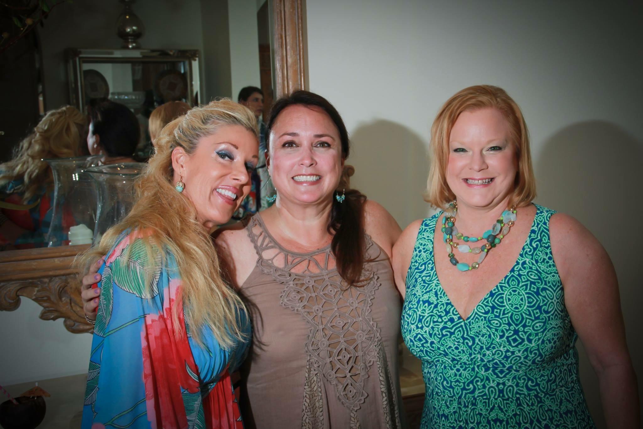 A group of women smiling