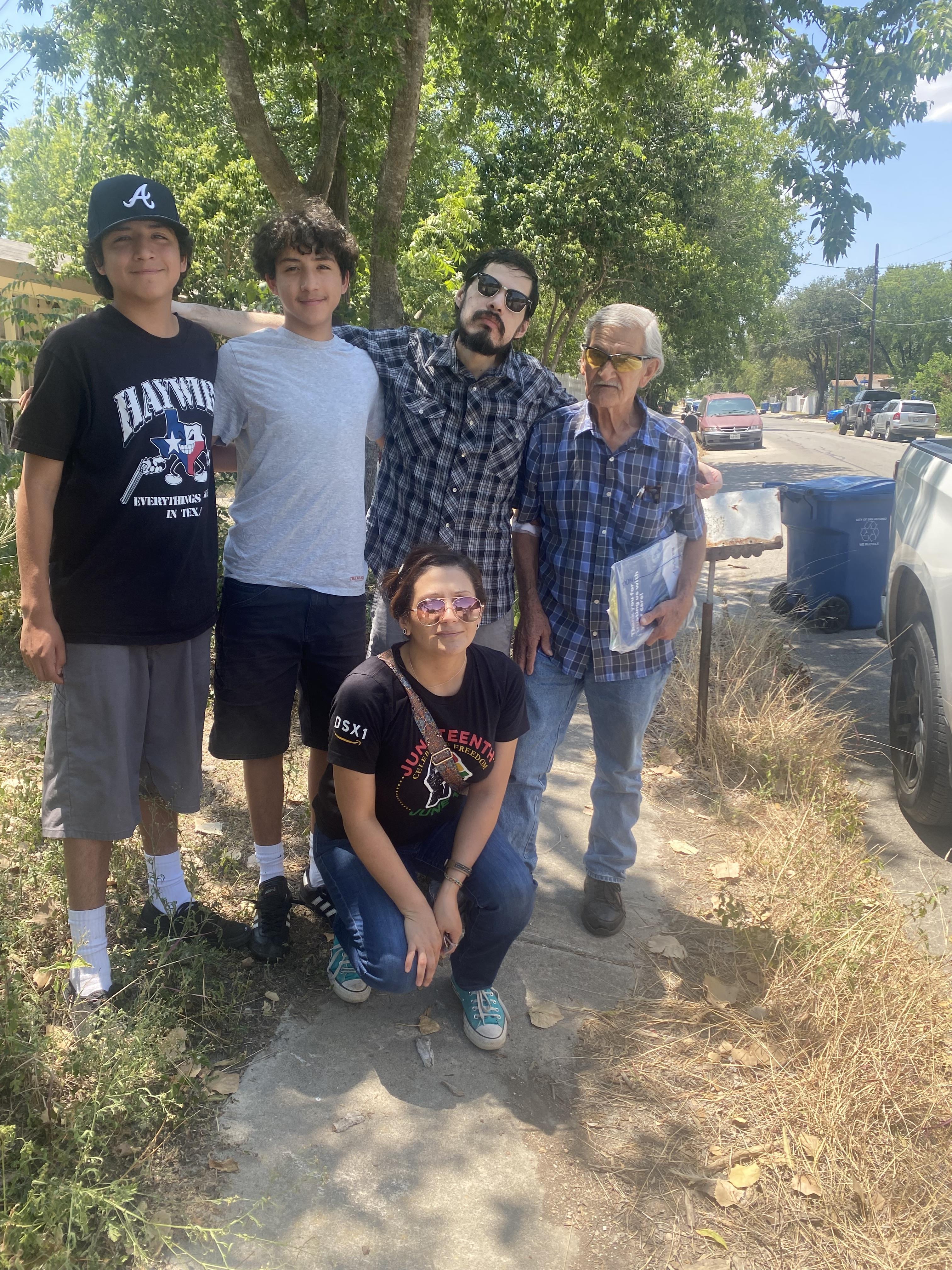 A group of people posing for a photo