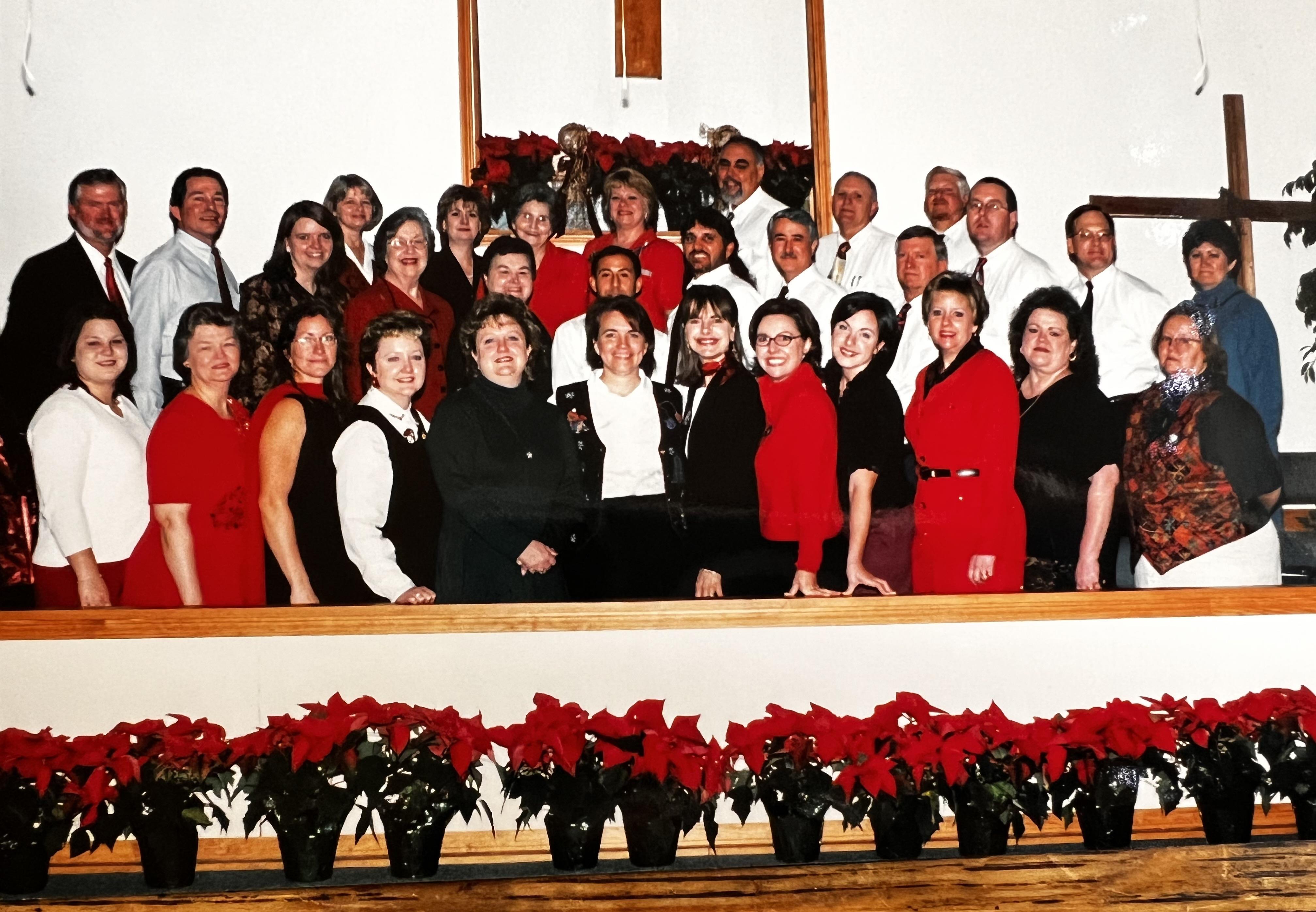 A group of people posing for a photo