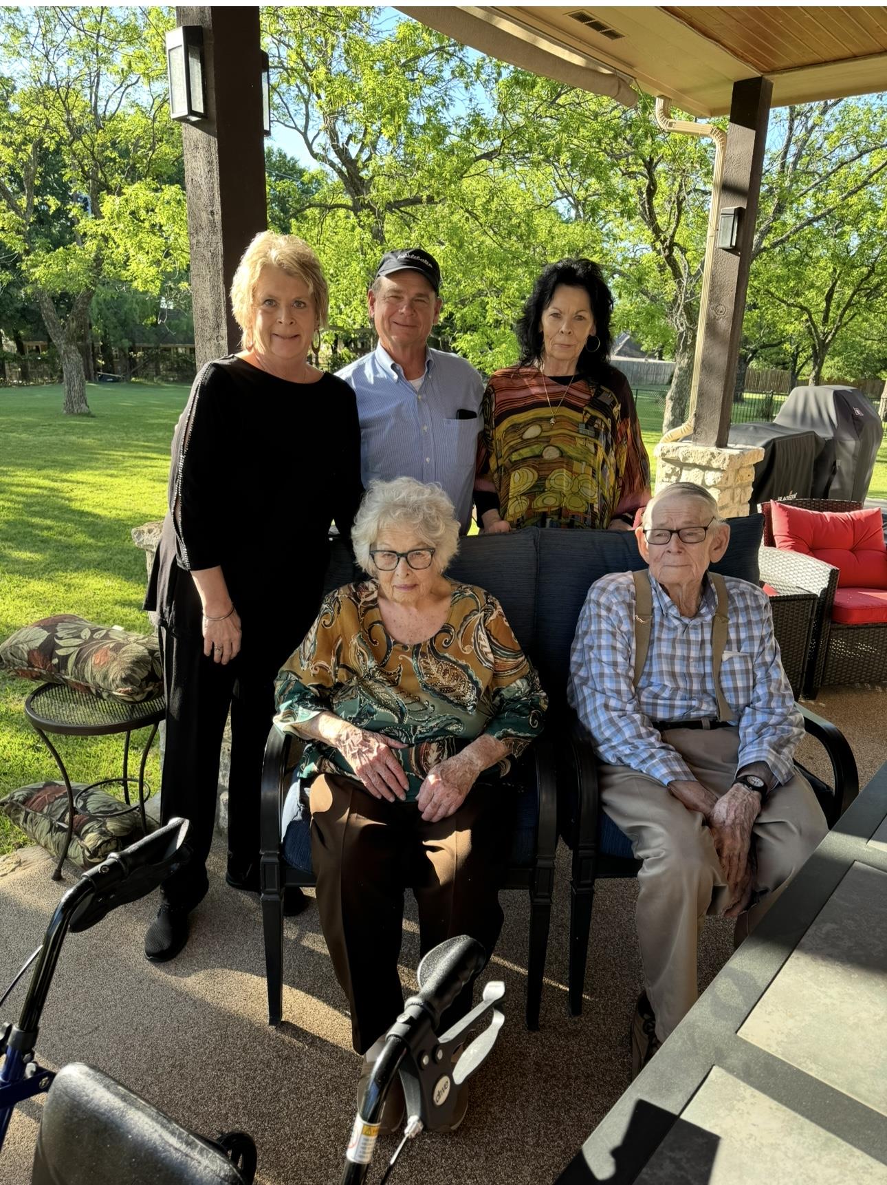 A group of people posing for a photo