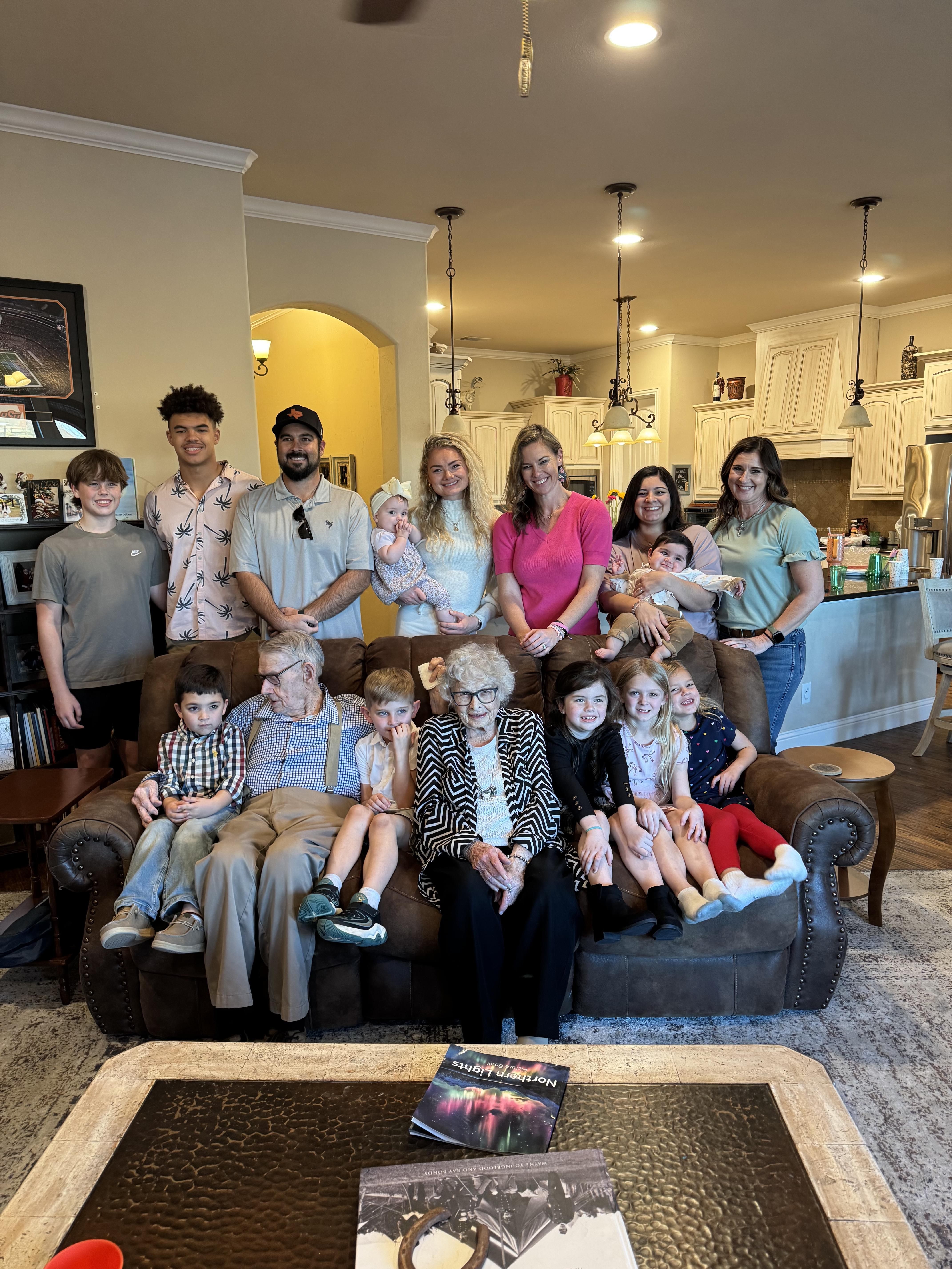 A group of people posing for a photo