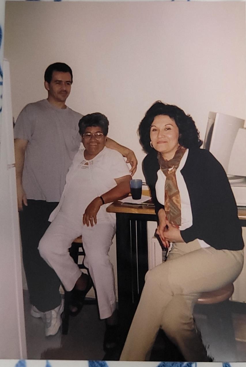 A group of people sitting at a table