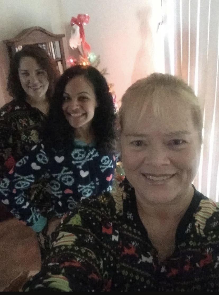 A group of women taking a selfie