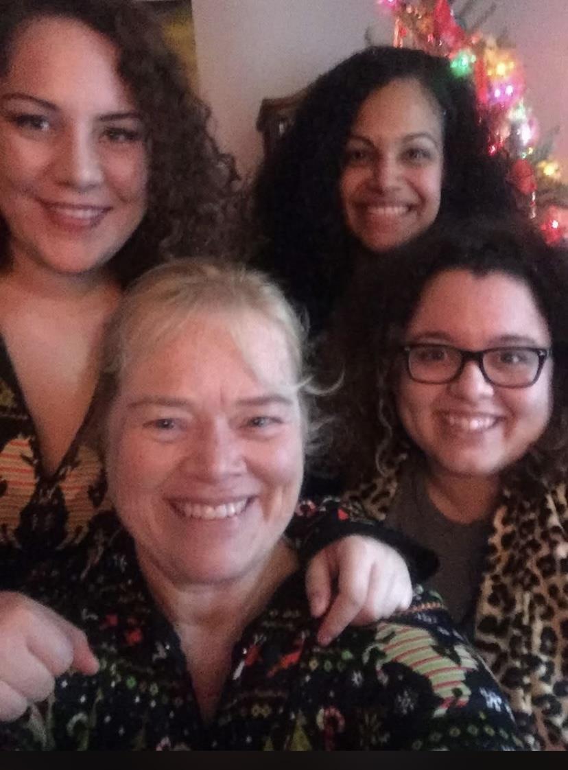 A group of women posing for a photo