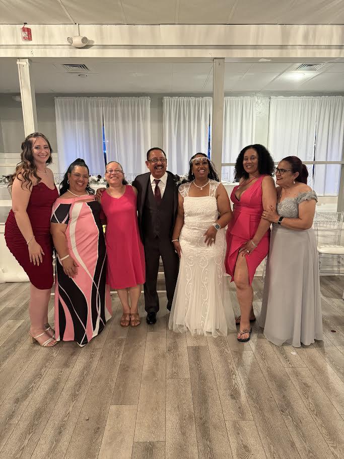 A group of people posing for a photo