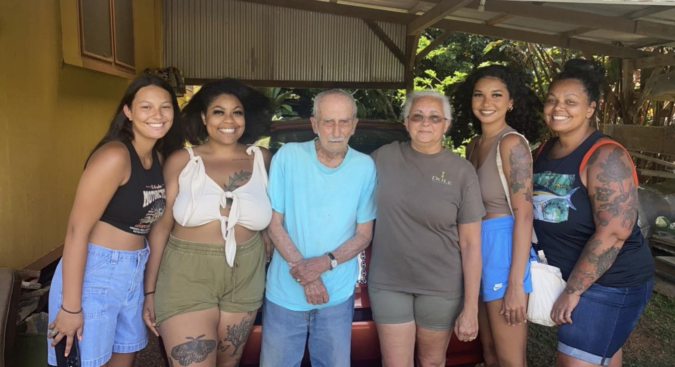A group of people standing together
