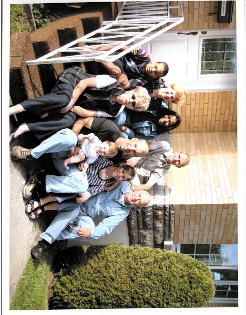 A group of people posing for a photo