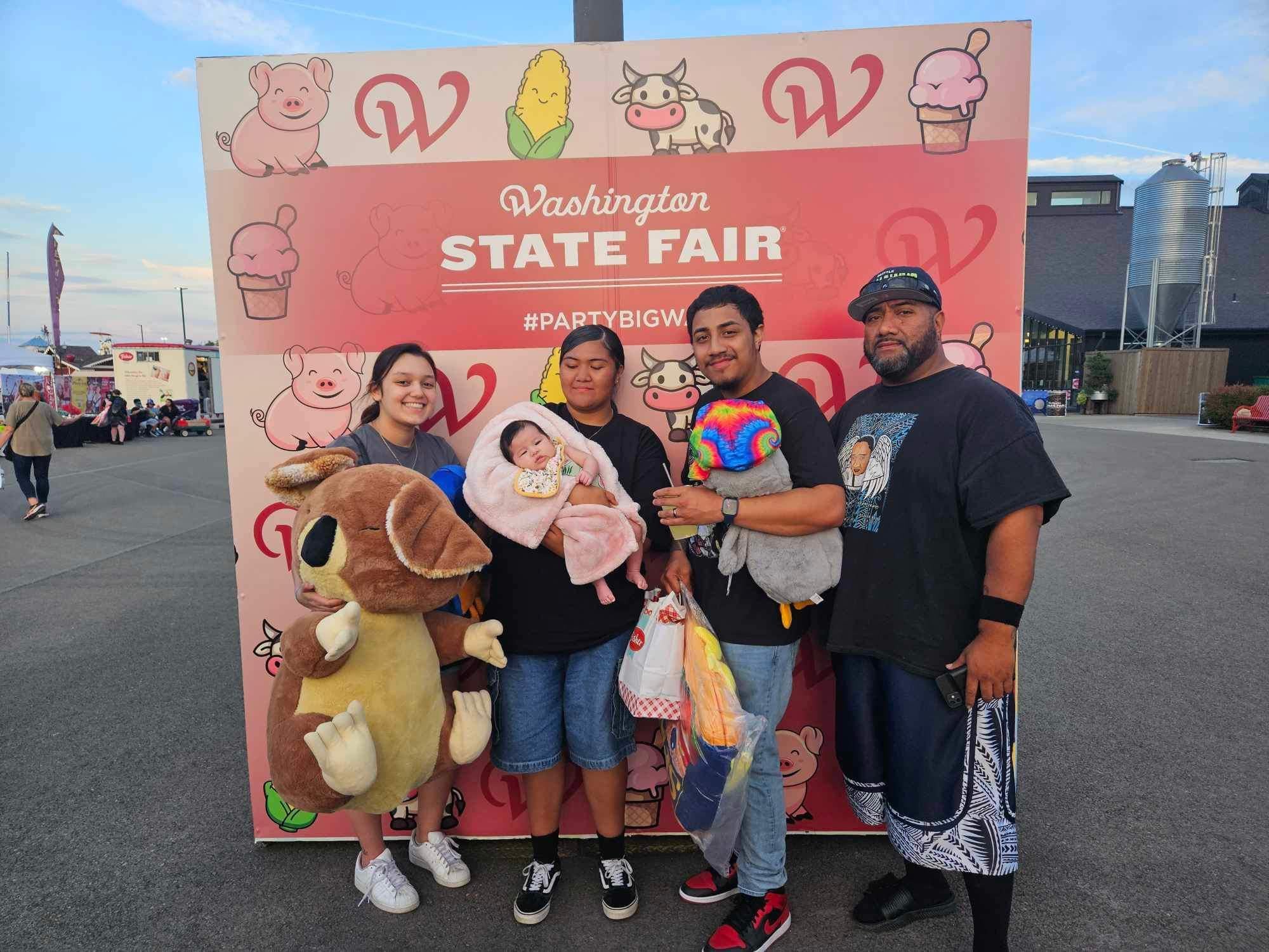 A group of people posing for a photo