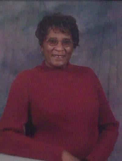 A woman in a red sweater