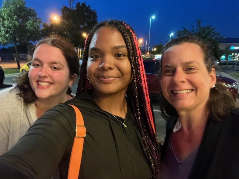 A group of women taking a selfie