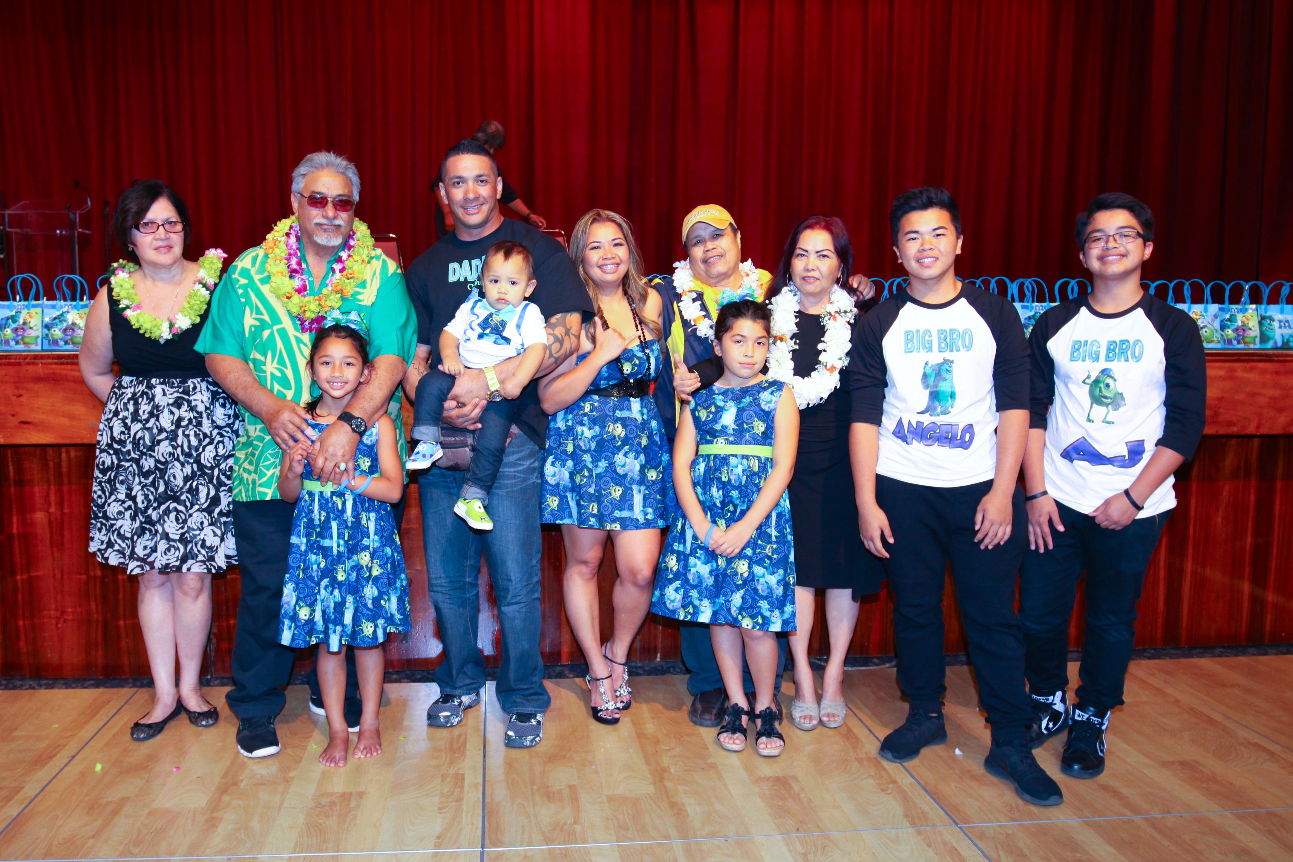 A group of people posing for a photo