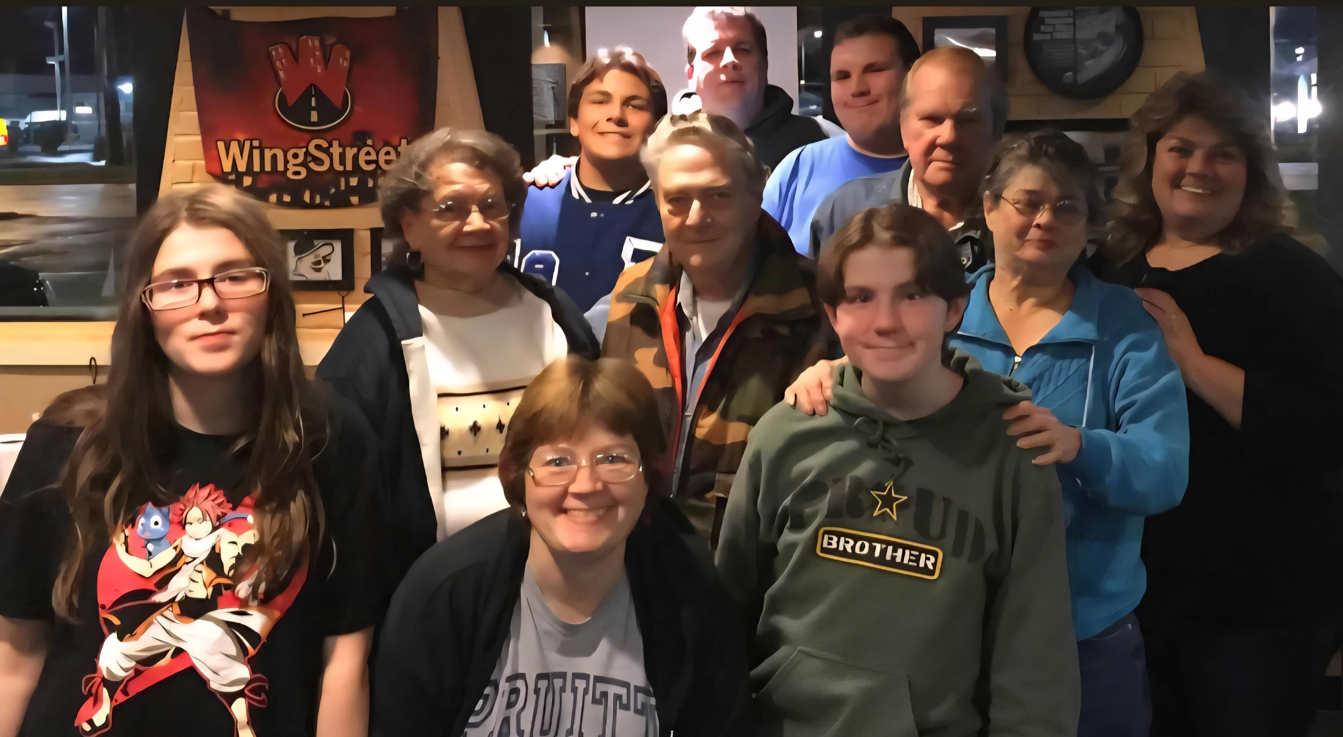 A group of people posing for a photo