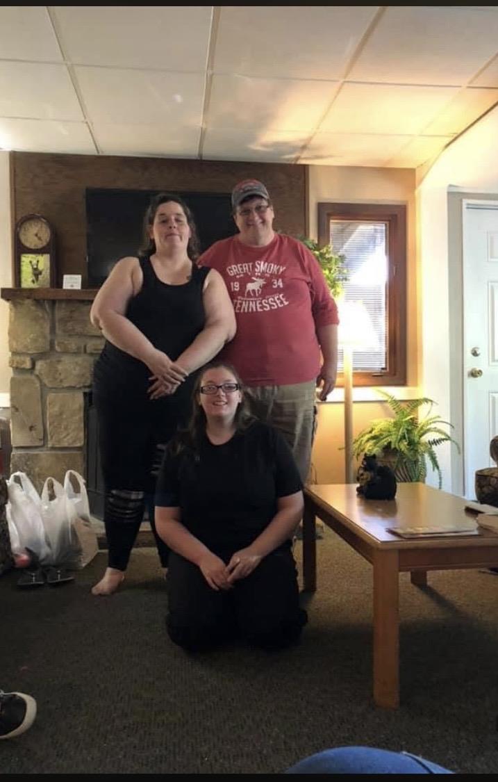 A group of people posing for a photo