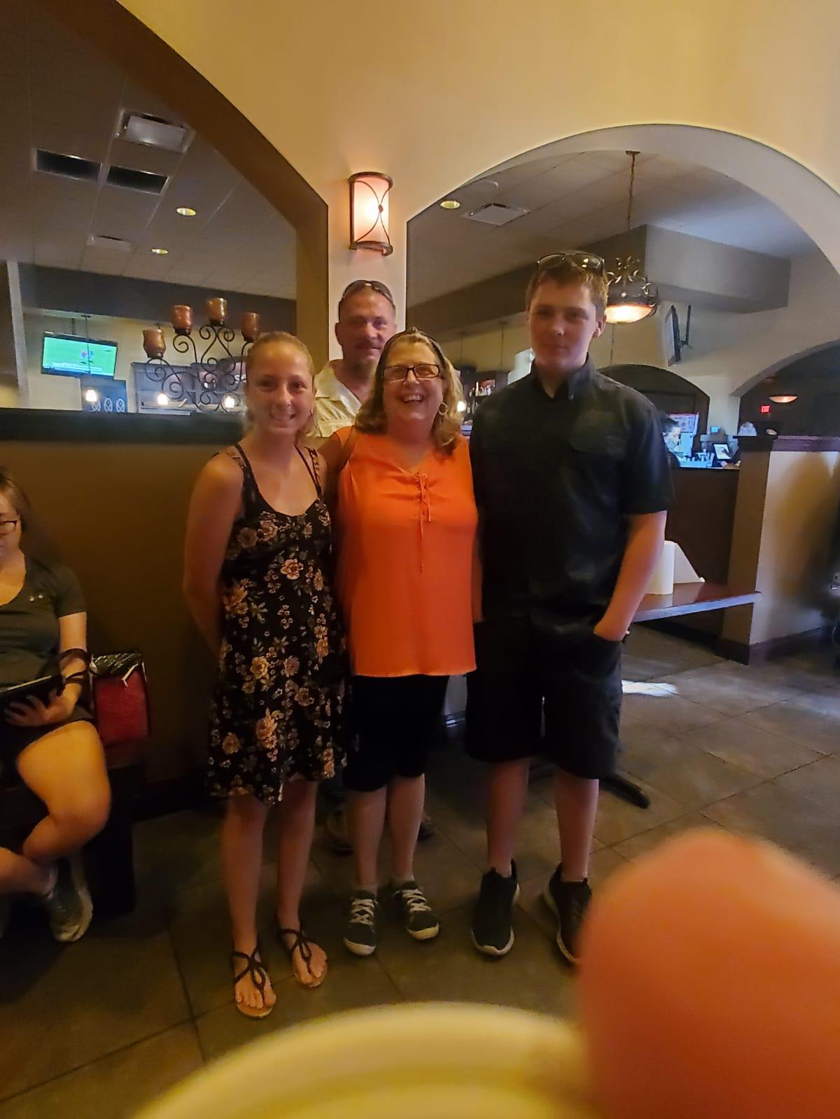 A group of people posing for a photo