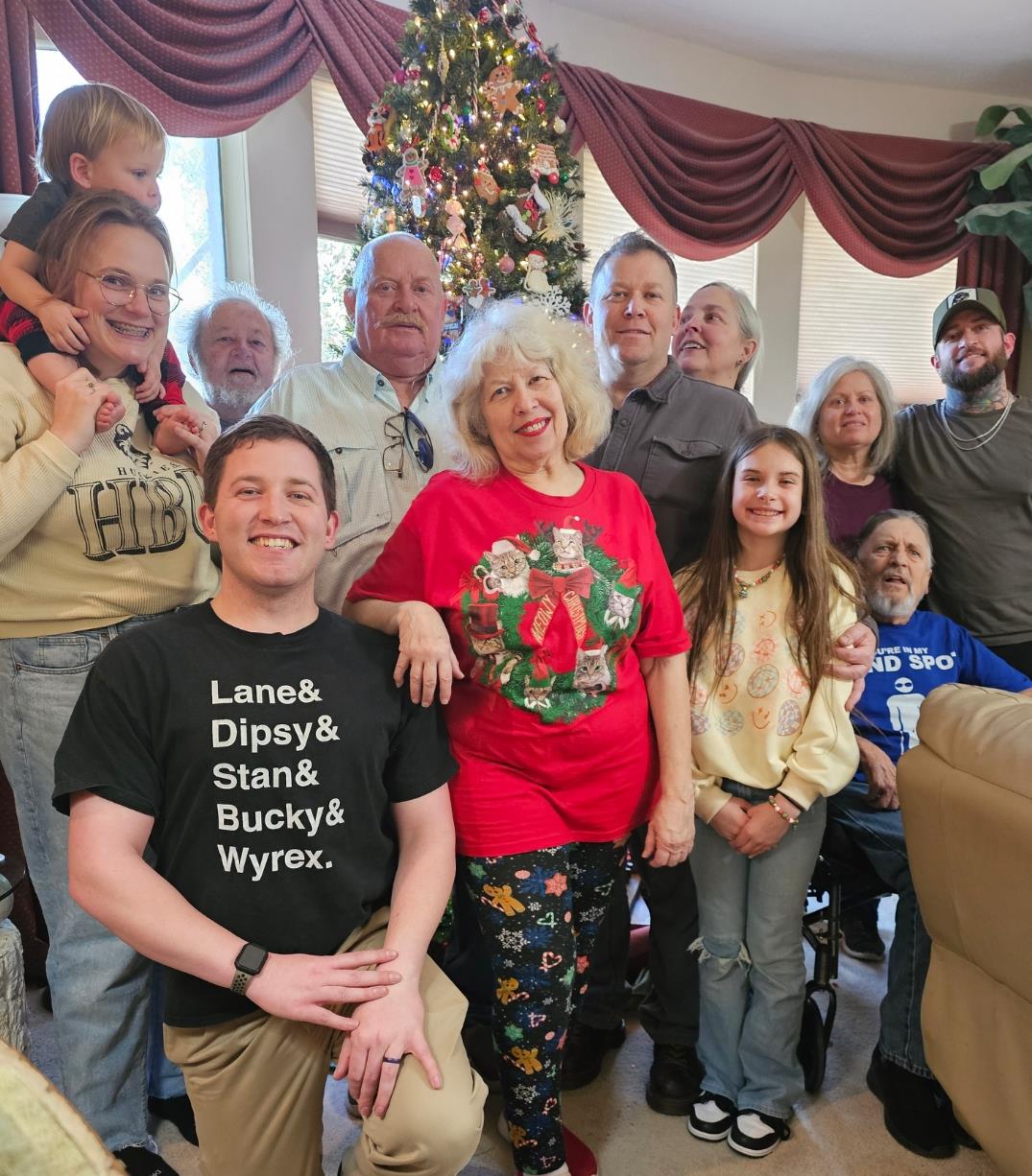 A group of people posing for a photo